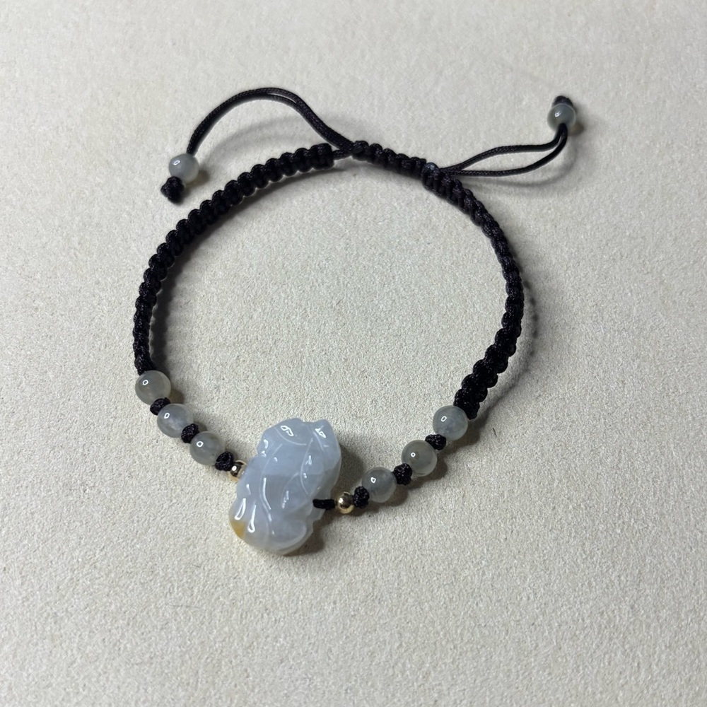 Jadeite adjustable bracelet